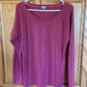 Kismet cranberry colour top size S.